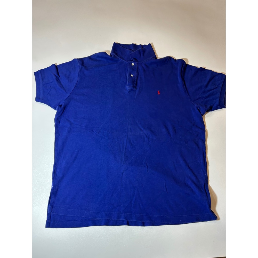 Polo Ralph Lauren Polo Shirt Men's XL Blue Short Sleeve Pony Logo